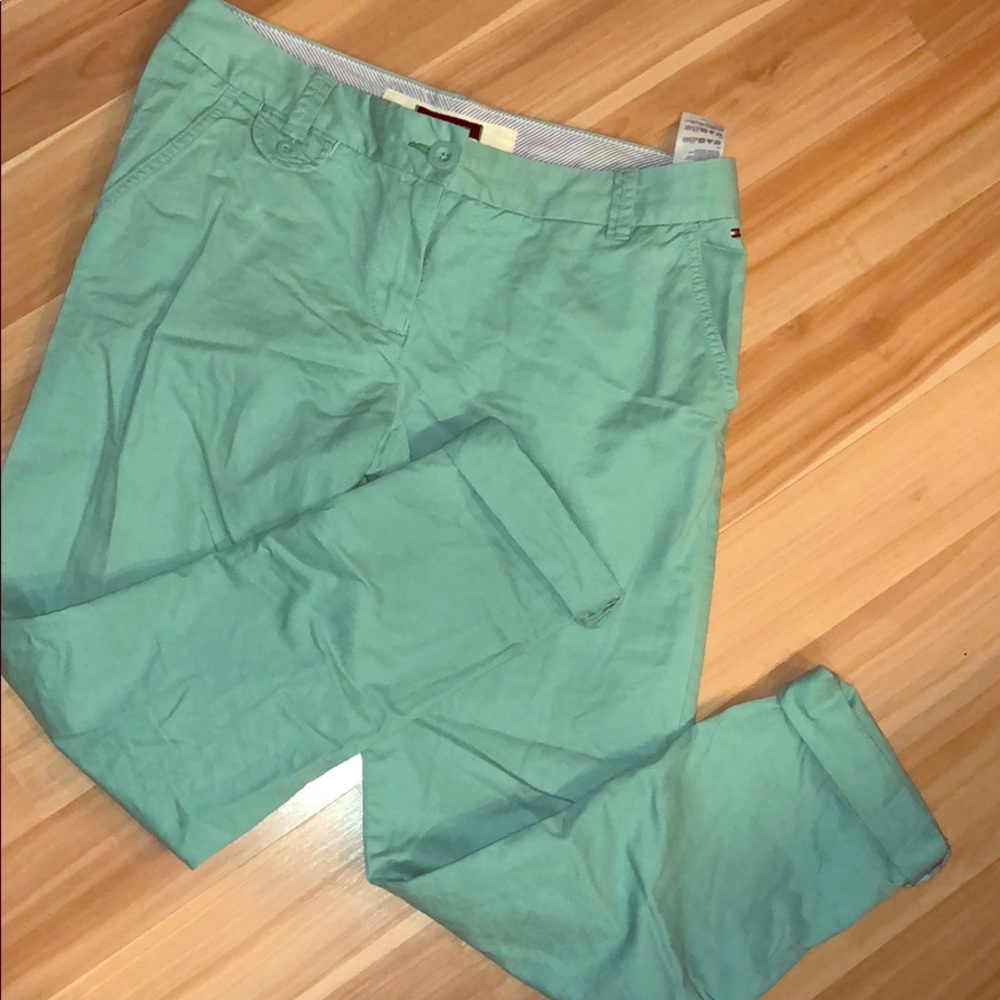 Tommy Hilfiger Turquoise Chinos
